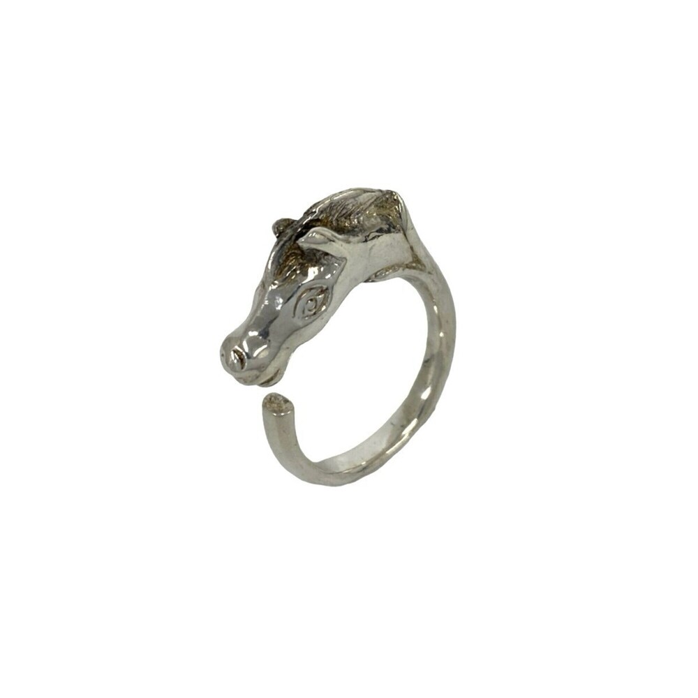 HERMES Vintage Silver Ring